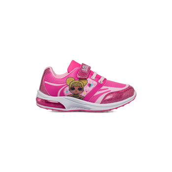 Sneakers primi passi fucsia da bambina con luci nella suola LOL Surprise!, Scarpe Bambini, SKU s332000062, Immagine 0